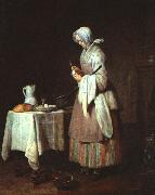 The Attentive Nurse Jean Baptiste Simeon Chardin